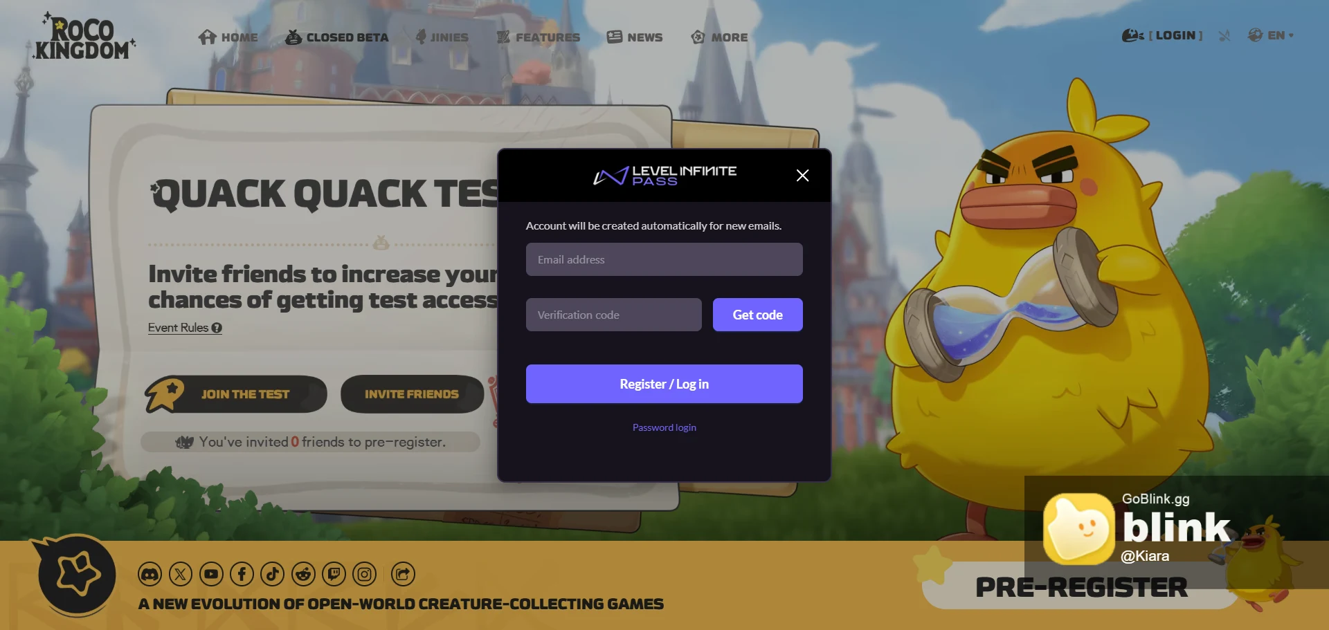 Roco Kingdom Global Closed Beta Test